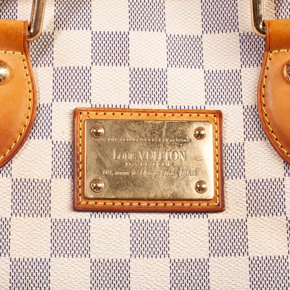 Authentic Lous Vuitton Damer Azur Canvas Hampstead MM Shoulder Bag - Picture 7 of 15